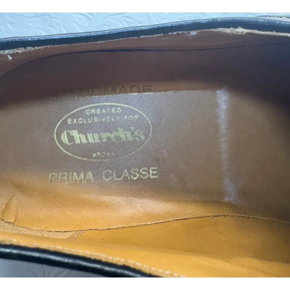 Handmade Church's Prima Classe 10.5 Spectator Wingtip Oxfords Prada Era Like New